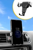 Araç İçi Klima Izgarasına Takılabilen Plastik Oto Telefon Tutucu Gravity thumbnail 6