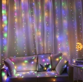 MİGHTY 3x3 METRE KUMANDALI RGB ÇOK RENKLİ LED GECE LAMBASI PERDE IŞIĞI PERİ LED - 3
