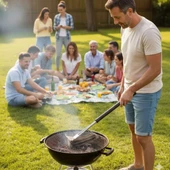 Mangal Izgara Temizleme Fırçası – Paslanmaz Çelik Telli, Uzun Saplı Grill Temizlik Aparatı Mangal Temizlik Fırçası thumbnail 3