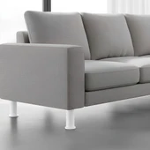 Ayarlanabilir 4 Adet 15 Cm Beyaz Plastik Ayak Dolap Mobilya Tezgah Yükseltici Yükseltme Ayağı thumbnail 7