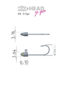 Fujin Rock-Head 6no Aji Game Jighead thumbnail 2