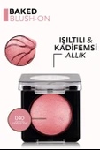 Flormar Baked Blush-On Yüksek Pigmentli & Doğal Işıltılı Fırınlanmış Allık 040 SHIMMER PINK thumbnail 3