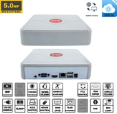Kadraj NVR Kayıt Cihazı 16 Kanal 5MP 1080P H265 5in1 Hibrit P6SLite - 2