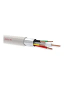 Kadraj CCTV Kablo 4+1 2x0,50 mm² 100 mt - Güvenlik Kamerası İçin - 5
