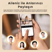 Çift Lensli 6MP,  Wi-Fi Panorama Bebek Kamerası - Video Görüşme, İç Mekan Mini Kamera, Renkli Gece Görüşü - 5