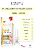 Eveline Cosmetics 8 İn 1 Arada Total Bakım Altın Işıltısı Tırnak Bakımı - 1