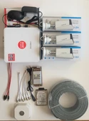 3 Kameralı Set - 5MP Sony SecuLens 1080P Full HD AHD Gece Görüşlü 6 Atom LED Güvenlik Kamerası Metal Kasa - 3