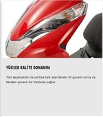 Kuba Borellı 50 Motosiklet Beyaz - 4