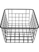 2'li Tel Saklama Sepetleri, Çiftlik Evi Metal Tel Sepet Dondurucu Depolama Organizatör thumbnail 1