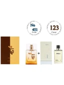 No:451 + 123 Unisex / Kadın Parfüm Edp  Fresh / Floral - Mnms451123 thumbnail 1