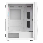 PowerBoost PB-P3509BW USB 3.2 ARGB ATX Mid Tower Beyaz Kasa thumbnail 4