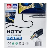 20m HDMI Kablosu | 4K@60Hz, 8K, 4K@120Hz Destekli | Altın Kaplama Konektör | Dayanıklı PVC Kaplama - 2