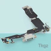 Apple İphone 15 PLUS Full Şarj Soketi Filmi FLEX Orjinal (YEŞİL) - 1