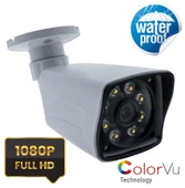 Kadraj 5MP Sony SecuLensli 1080p Full HD AHD Güvenlik Kamerası - Gece Görüşlü, 8 Ultra Warm Led, Colorvu Teknolojisi, Plastik Kasa thumbnail 2