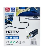 10m HDMI Kablosu | 4K@60Hz, 8K, 4K@120Hz Destekli | Altın Kaplama Konektör | Dayanıklı PVC Kaplama - 2