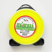 Nylgrass 6 Köşe 3,3 mm 43 mt Motorlu Tırpan Misinası - 1