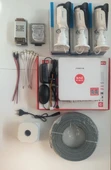 3 Kameralı Güvenlik Kamera Seti - Ekstra Uzun Mesafeli Güçlü, 5MP Sony Lens, 70m Dayanıklı Kablolama, 6 Atom LED, 500GB H.D.D - 3