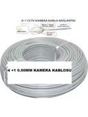 Kadraj CCTV Kablo 4+1 2x0,50 mm² 100 mt - Güvenlik Kamerası İçin - 3