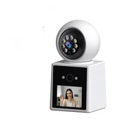 Çift Lensli 6MP,  Wi-Fi Panorama Bebek Kamerası - Video Görüşme, İç Mekan Mini Kamera, Renkli Gece Görüşü - 2
