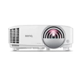 BenQ MW809STH DW809STH taşınabilir DLP 3D 3600 ANSI lümen WXGA 1280x800 HDMI LI VGA LI 720p SABİT OBJEKTİF KISA ODAK UZAKLIĞI SINIF TOPLANTI KISA MESAFE PROJEKSİYON YENİLENMİŞ 2. EL ÜRÜN thumbnail 1