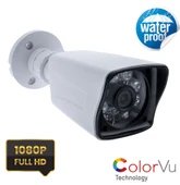 Kadraj 5MP Sony SecuLensli 1080P Full HD AHD 6 ATOM LED Güvenlik Kamerası - Plastik Kasa, Su Geçirmez - 2
