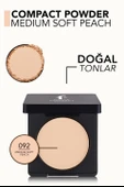 Flormar Yüksek Pigmentli & Yarı Mat Bitişli İnce Yapılı Kompakt Pudra 092 MEDIUM SOFT PEACH thumbnail 3