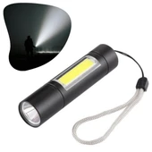 Kutulu Mini El Feneri – Taşınabilir LED Kamp ve Acil Durum El Lambası Plastik Gövde thumbnail 2