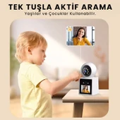 Çift Lensli 6MP,  Wi-Fi Panorama Bebek Kamerası - Video Görüşme, İç Mekan Mini Kamera, Renkli Gece Görüşü - 3