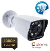 Kadraj 5MP Sony SecuLensli 1080p Full HD AHD Güvenlik Kamerası - Gece Görüşlü, 8 Ultra Warm Led, Colorvu Teknolojisi, Plastik Kasa thumbnail 1