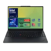 Lenovo ThinkPad E16 G3 Ultra 7 255H 24GB 512GB SSD 16" WUXGA Windows 11 Pro Notebook 21SR006RTX 018 thumbnail 1