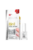 Eveline Cosmetics 8 In 1 Total Action Silver Shine Nail Conditioner 12ml Tırnak Bakımı thumbnail 2