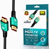 PrimeX PX-H8K01 Fully 1.5m 8K Hdmi Kablo, HDR V2.1 ARC Hdmi Kablo, V2.1 Kablo HDMI - 10