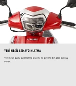 Kuba Borellı 50 Motosiklet Beyaz - 2