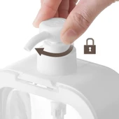 Pompalı Sıvı Sabunluk Plastik Malzemeli Pratik Kullanımlı Dispenser Banyo ve Mutfak İçin Uygun Şık Tasarımıyla Dayanıklı ve Dekoratif Sıvı Sabunluk Modeli thumbnail 2