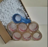 Koli Bantlama Makinesi + 6 Koli Bandı MAVİ RENK - 1