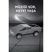 D68 Cyber Model Araba Tasarımlı Bluetooth Hoparlör 15w Güçlü Ses Rgb Led /tws/usb Gri - 4