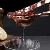 MyBru Rose Paslanmaz Çelik Limon Sıkacağı Narenciye sıkacağı (Büyük Boy) thumbnail 5