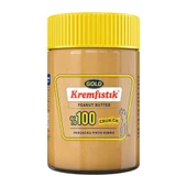 Gold Fıstık Ezmesi 340 gr Şekersiz ve %100 Crunch Parçacıklı 2 li Paket thumbnail 3