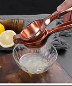 MyBru Rose Paslanmaz Çelik Limon Sıkacağı Narenciye sıkacağı (Büyük Boy) thumbnail 4