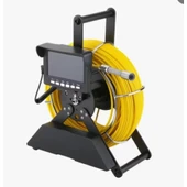Profosyonel Ekranlı Kameralı 30 Metre Fiber Kablo Yılan Endoskop Kameralı Hafıza Kart Girişli Kuyu, Sondaj, Kanalizyasyon Kamerası 8 Mm 4.3 Inc - 4