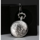 Özel Kutulu Gümüş Köstekli Saat Alk4672 - 2