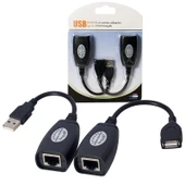 MN6 MN131S USB RJ45 Extender,Uzatma Kablosu, Tak-Çalıştır, Tüm USB Cihazlarla Uyumlu - 2
