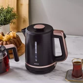 Karaca Tea Grande XL Rose Gold 1700 W Cam Demlikli Çay Makinesi - 2