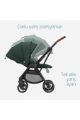 Maxi-Cosi Leona2 Çift Yönlü Uzatılabilir Sırt Desteği Tam Yatabilir Bebek Arabası Twillic Green thumbnail 6