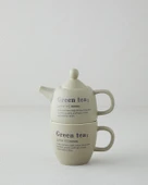 English Home Green Tea New Bone China Demlik Seti 300 ml Yeşil thumbnail 1