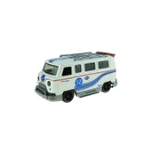 Oyuncak Minibüs Işıklı Sesli Duman Çıkaran Sürtmeli Minibüs Beyaz - 1