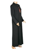 Hesna Kadın Efnan Büyük Beden Baharlık Boydan Siyah Pardesü thumbnail 4