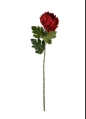 Yapay Çiçek Krizantem Kırmızı 90cm Tek Dal Kumaş Çiçek Uzun Dal thumbnail 2