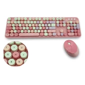 Mofii Pembe Sweet Dm Combo Klavye Mause Set - 1