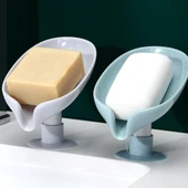 Yeşil ve Gri Vantuzlu Su Giderli Sabunluk Şık Tasarımlı Su Tutmaz Katı Sabunluk thumbnail 7